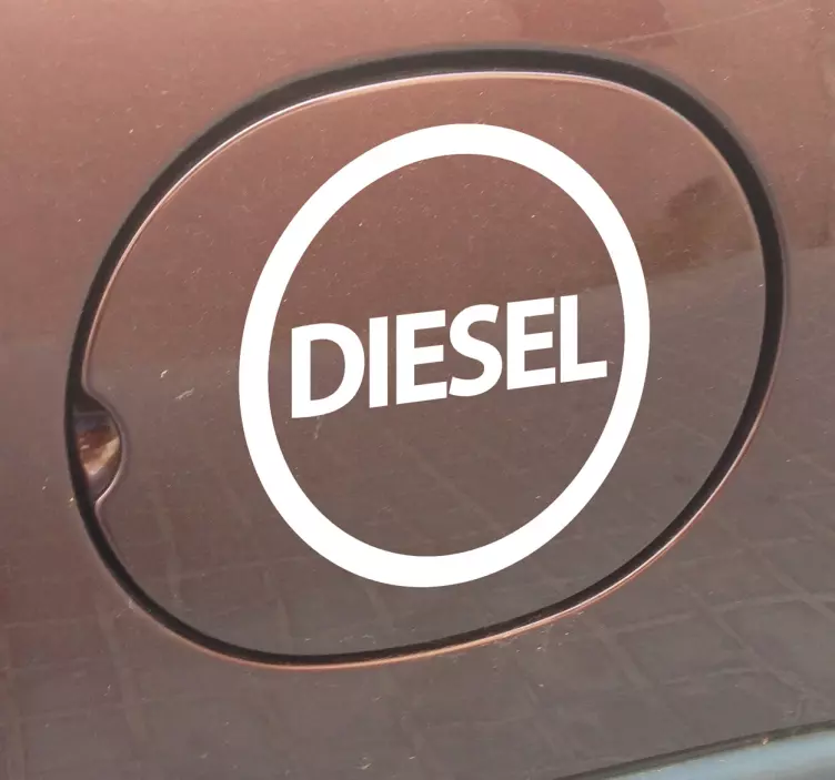 Tekst sticker Diesel - TenStickers