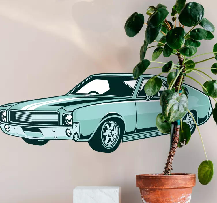 Auto stickers Amerikaanse legende muscle auto - TenStickers