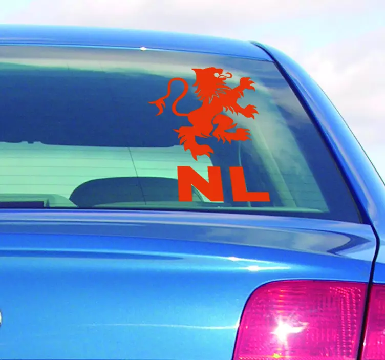 Auto stickers Nederlandse leeuw - TenStickers