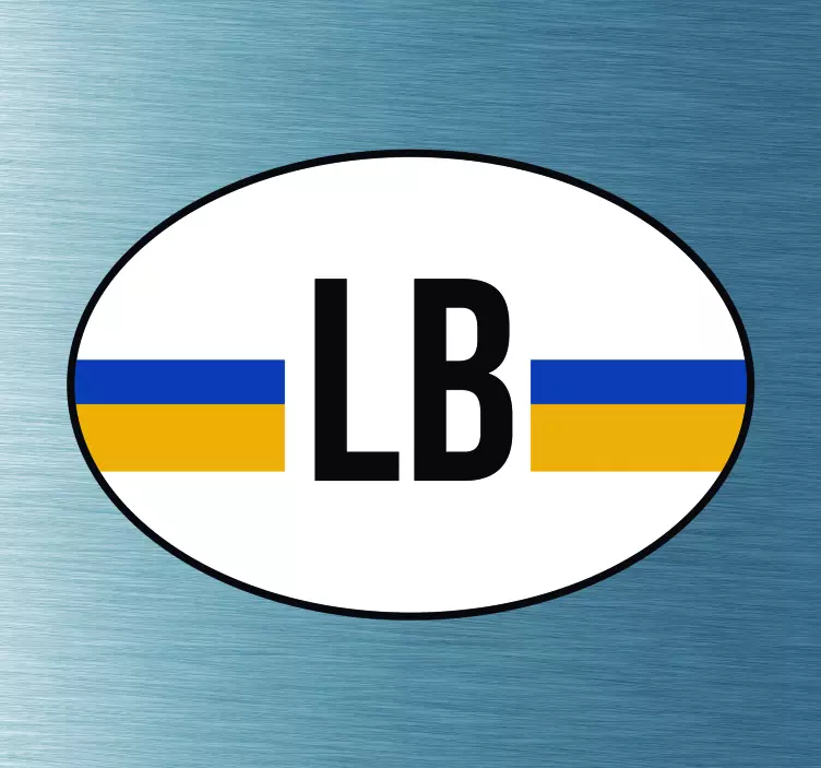 Auto stickers vlag Limburg - TenStickers