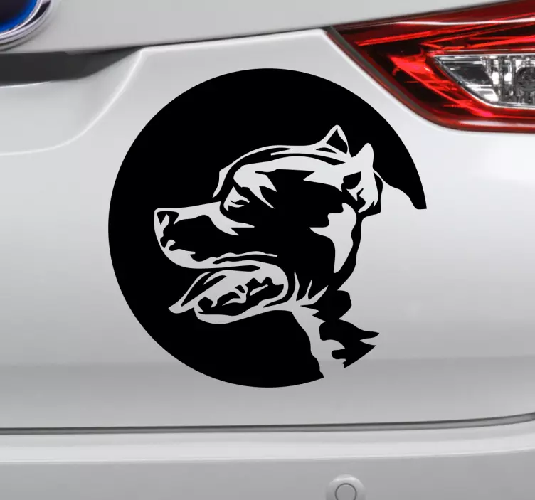 Autosticker silhouette hond - TenStickers