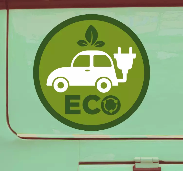 Auto stickers Ecologisch - TenStickers
