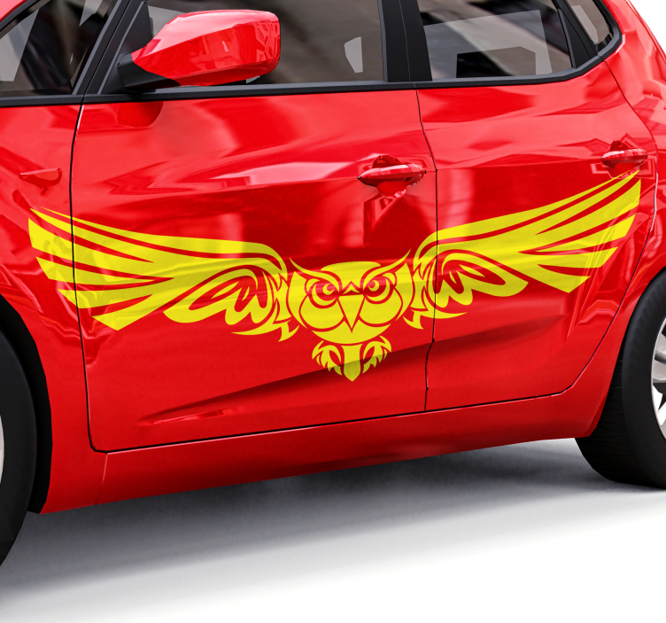 Auto stickers Tribale uil - TenStickers