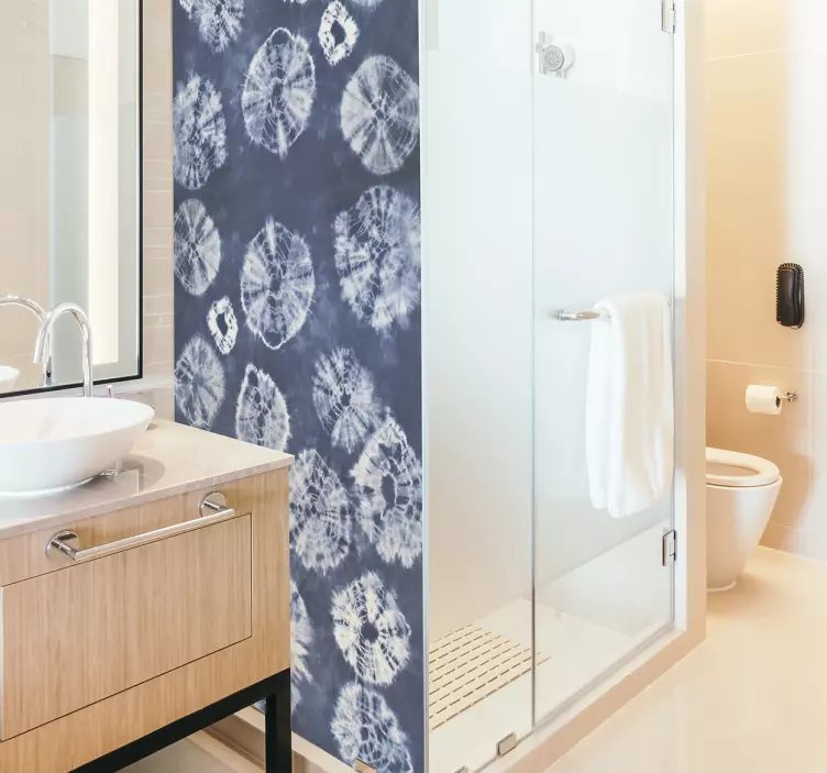 Badkamer stickers Vinyl voor douchescherm - TenStickers