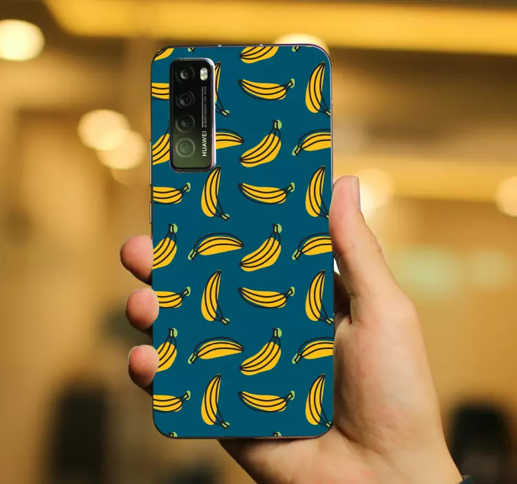 Bananenmotief huawei sticker - TenStickers