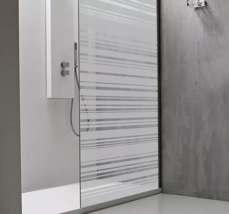 Barcode Badkamer decoratiesticker - TenStickers