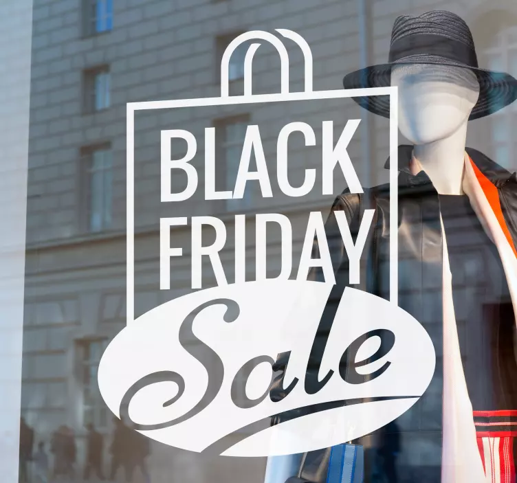 Black friday-voordeel black friday sticker - TenStickers