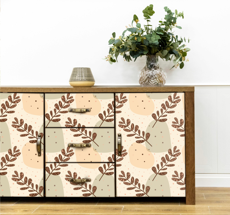 Bloemen meubelfolie - TenStickers