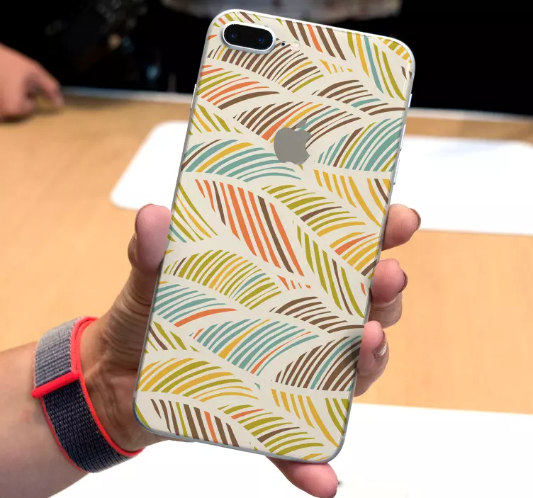 Bloemen patronen bloemen sticker - TenStickers