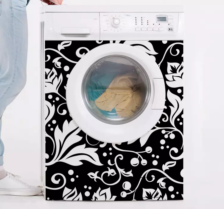 Bloemen voor stickers van wasmachines - TenStickers