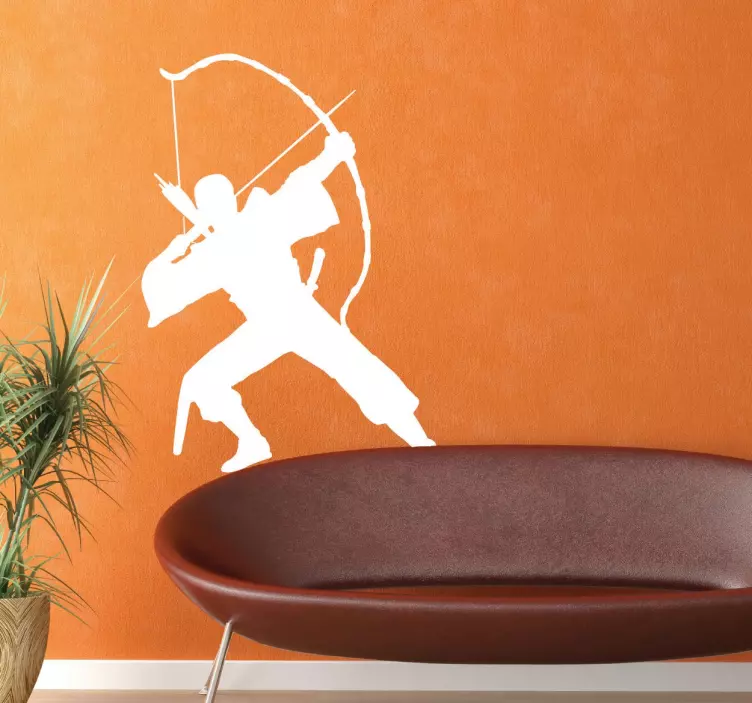 Boogschutter Silhouet Muursticker - TenStickers