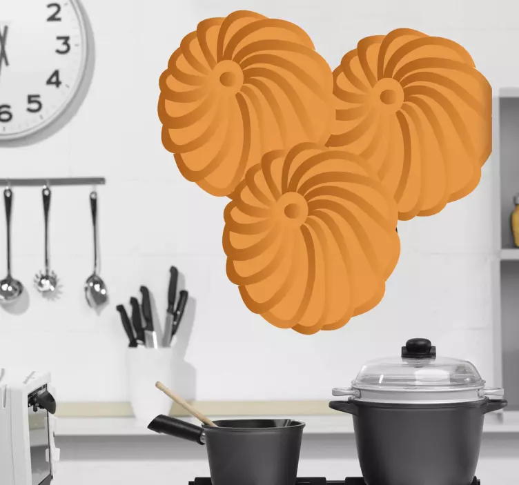 Boter koekje sticker - TenStickers