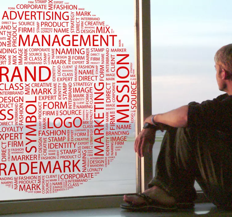 Business concepts management sticker - TenStickers