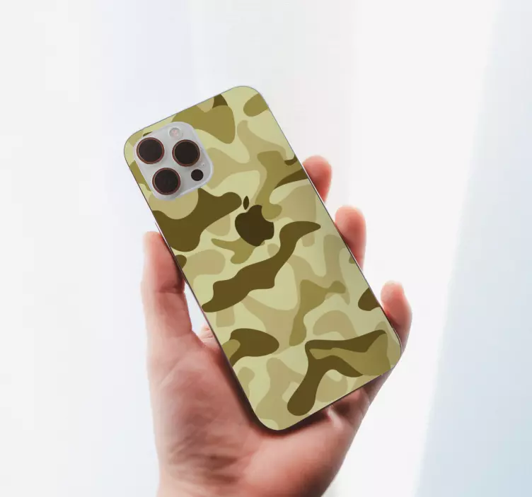 Camouflageprint iPhone sticker - TenStickers