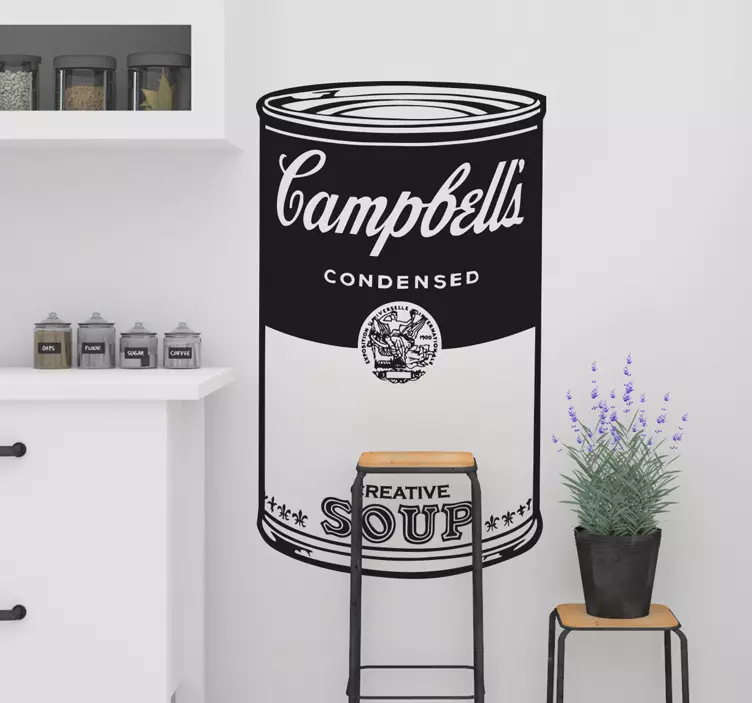 Campbells soep sticker - TenStickers