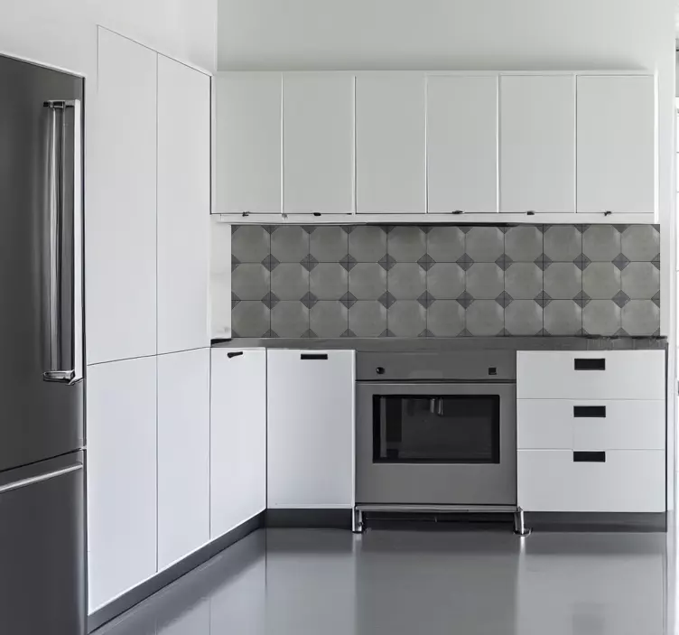 cement industriële tegelsticker - TenStickers