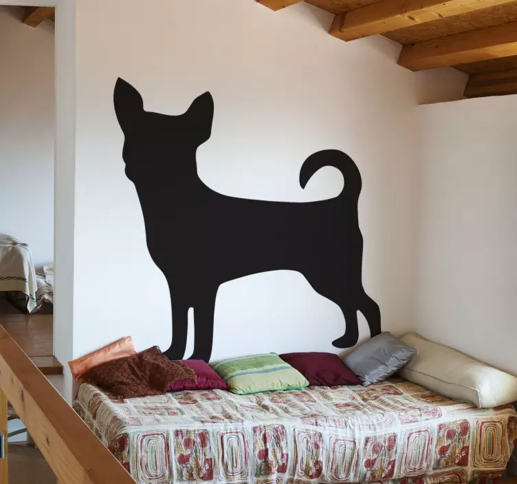Chihuahua silhoutte sticker - TenStickers