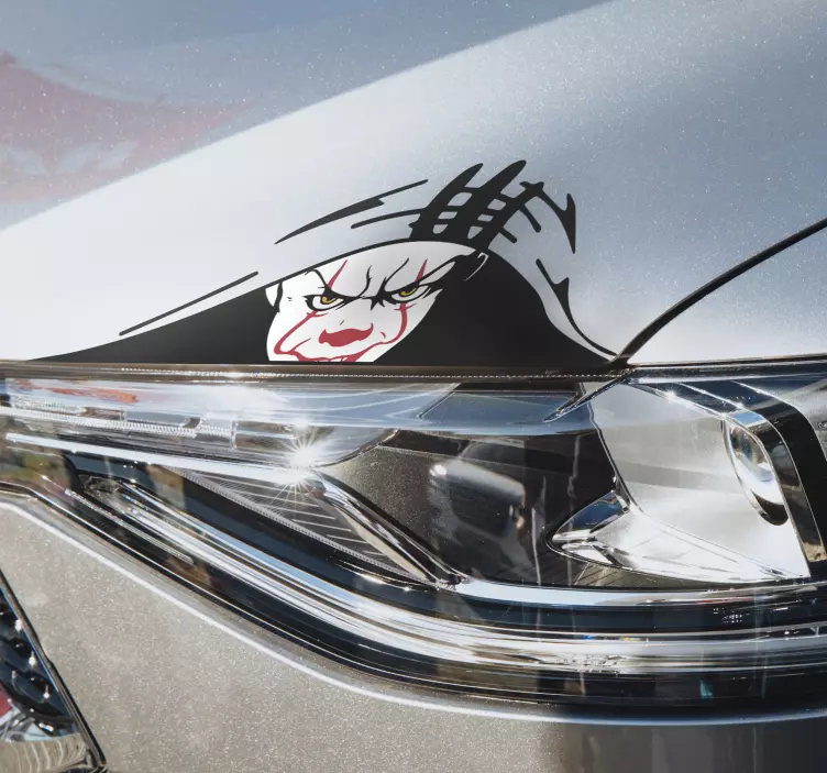 Clown zelfklevende autosticker - TenStickers