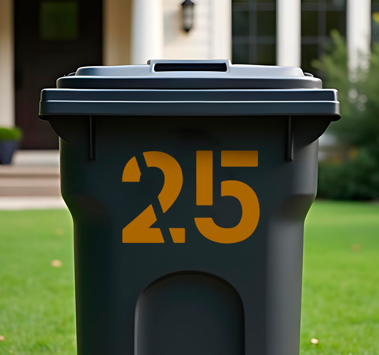 Kliko sticker Cijfer stijl nummers - TenStickers