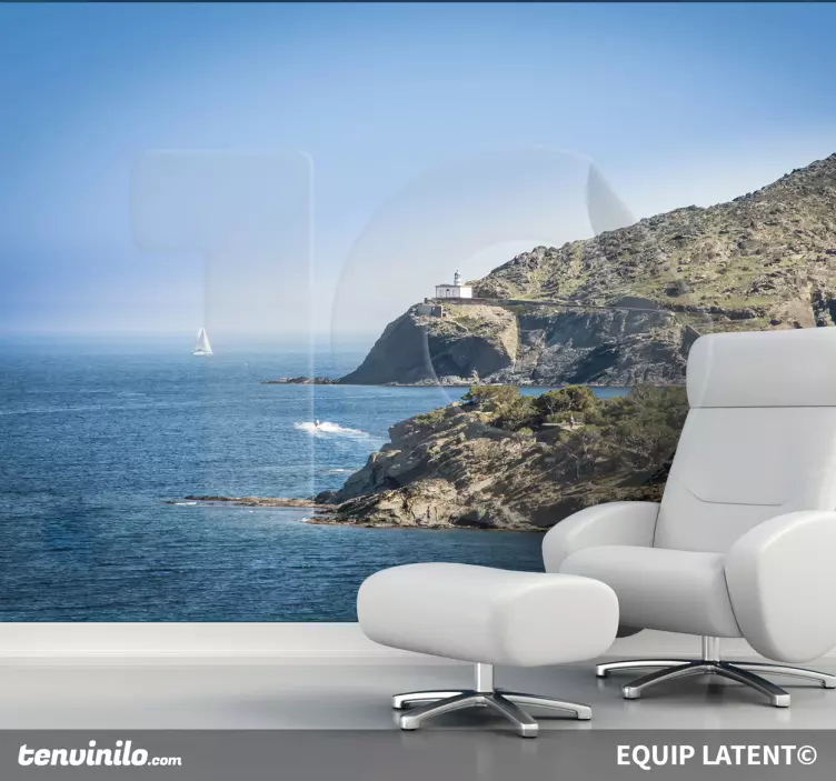 Costa brava foto sticker - TenStickers