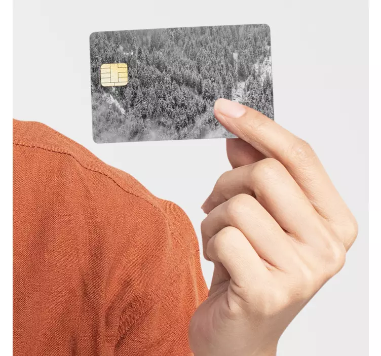 Pinpas sticker met bos ontwerp - TenStickers