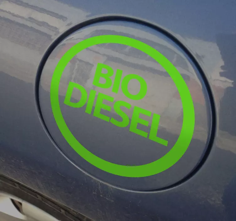 Decoratie Sticker Voertuig Bio-diesel - TenStickers