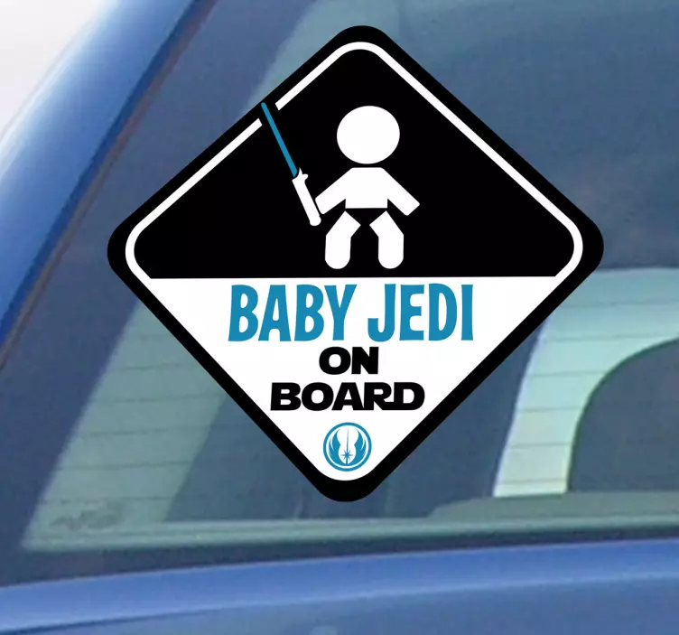 Decoratiesticker Baby aan Boord Van uw Auto - TenStickers