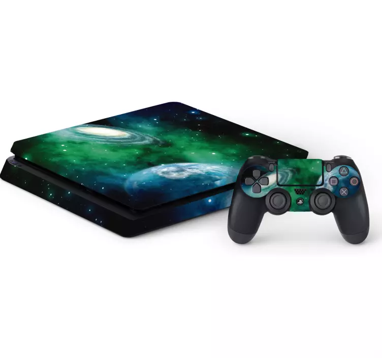 Diepe ruimte ps4 vinyl huid - TenStickers