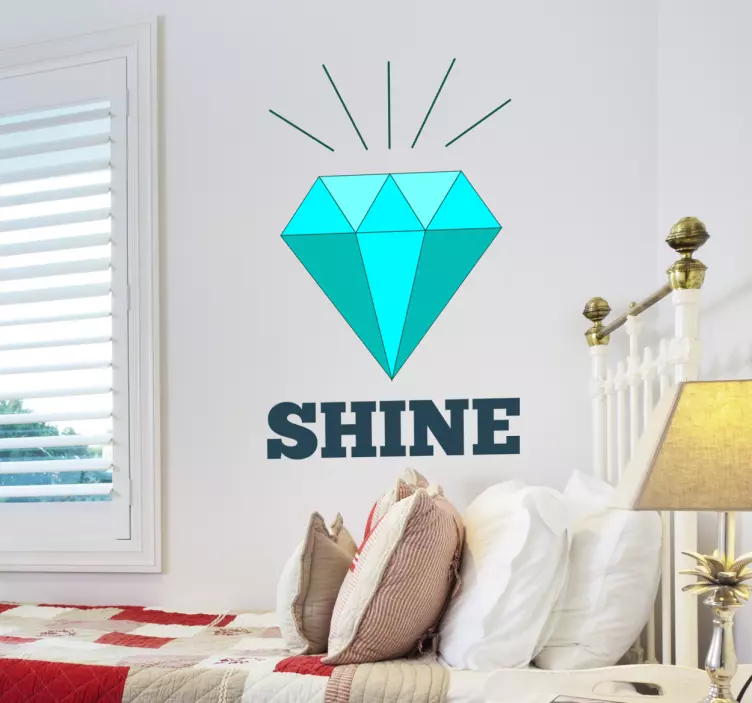Diamant juweel sticker - TenStickers