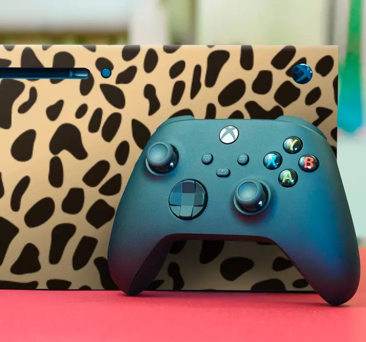 Dierenprint stijl xbox sticker - TenStickers