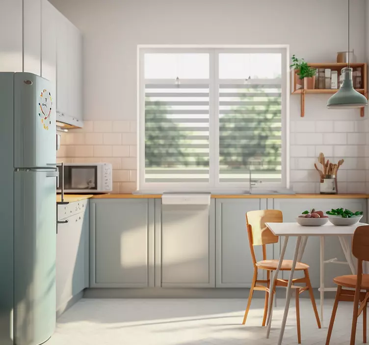 Doorschijnende zelfklevende sticker plaat voor ramen - TenStickers