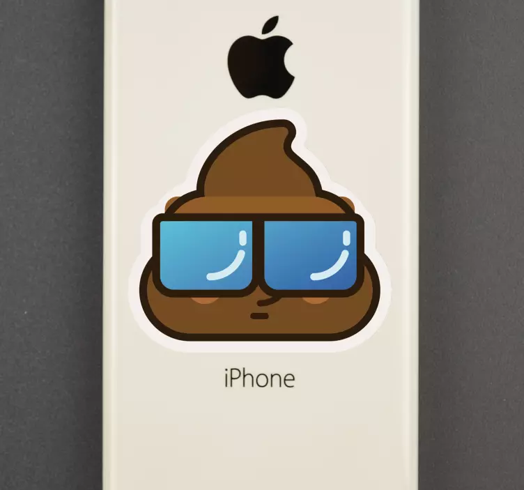 drol emoji iPhone sticker - TenStickers