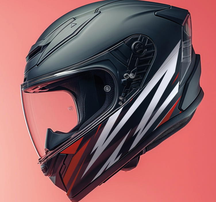 Dynamisch sportief design motor sticker - TenStickers