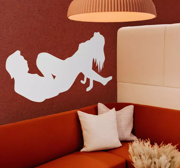 Erotische muursticker als Wanddecoratie - TenStickers