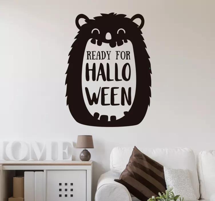 Ready for Halloween sticker - TenStickers