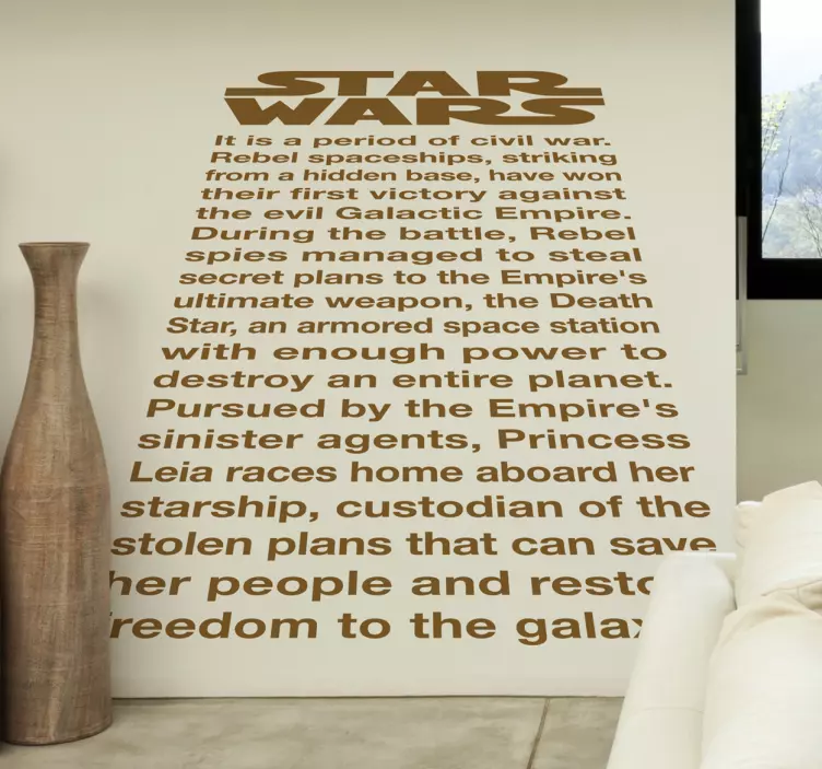 Film Sticker Star Wars - TenStickers