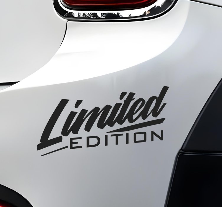 Gelimiteerde editie autosticker - TenStickers