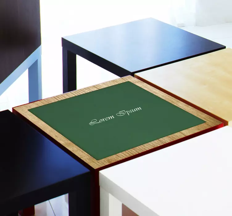 Gepersonaliseerde Tafelsticker Poker - TenStickers