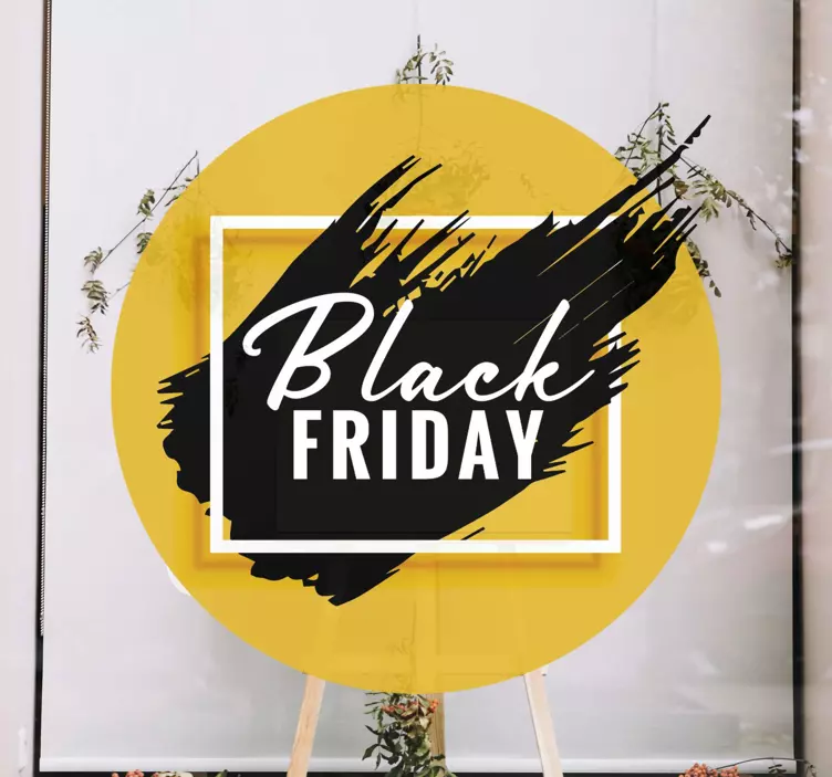 Gewaagde zwarte vrijdag black friday sticker - TenStickers