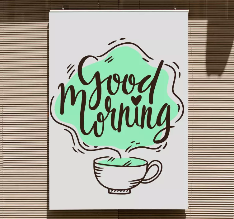 Goedemorgen citaat quotes sticker - TenStickers