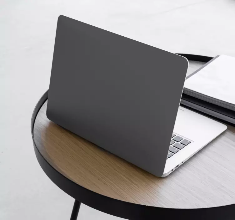 Grijs monochroom laptopsticker  - TenStickers