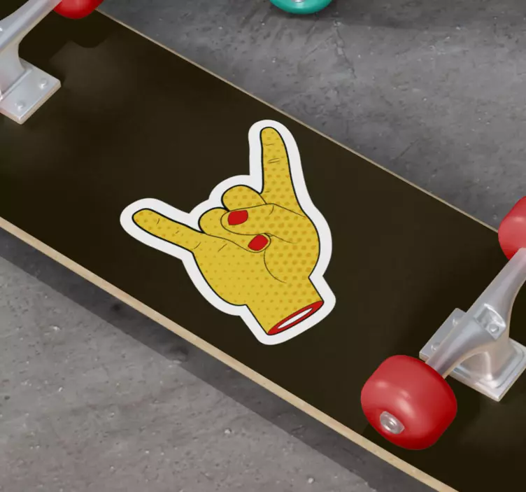 Handgebaar symbool voetbal muursticker - TenStickers