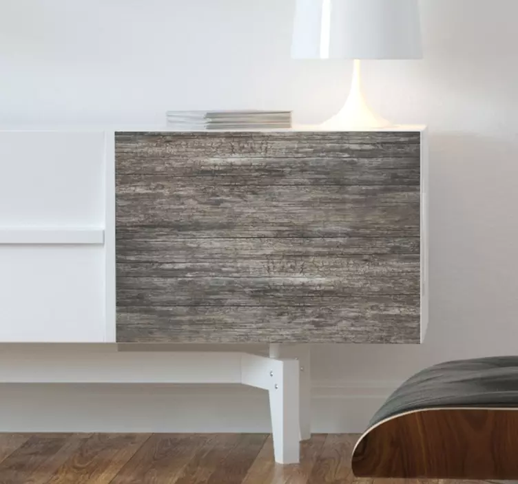 Hout sticker rest hout patroon - TenStickers