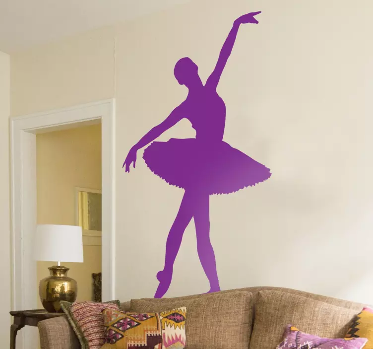 Klassieke ballet dans sticker - TenStickers