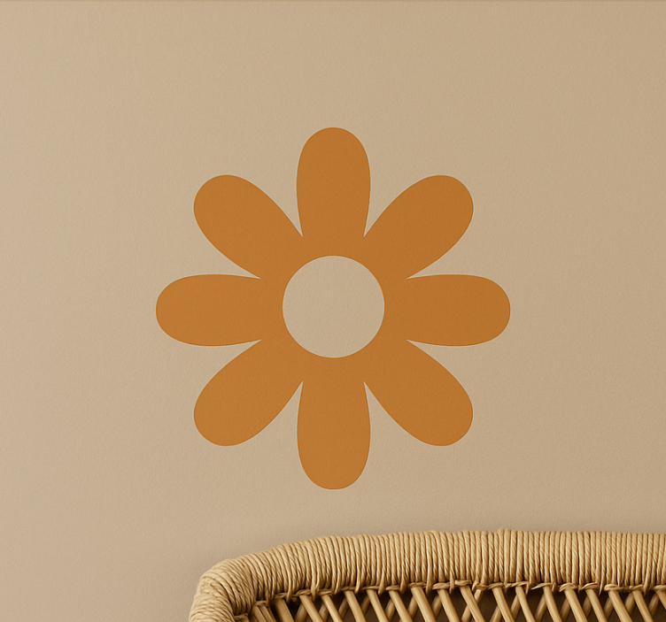 Kleine madeliefjesbloemen muursticker - TenStickers