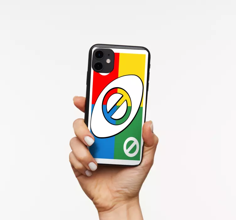 Iphone sticker kleurrijk kaarten spel - TenStickers