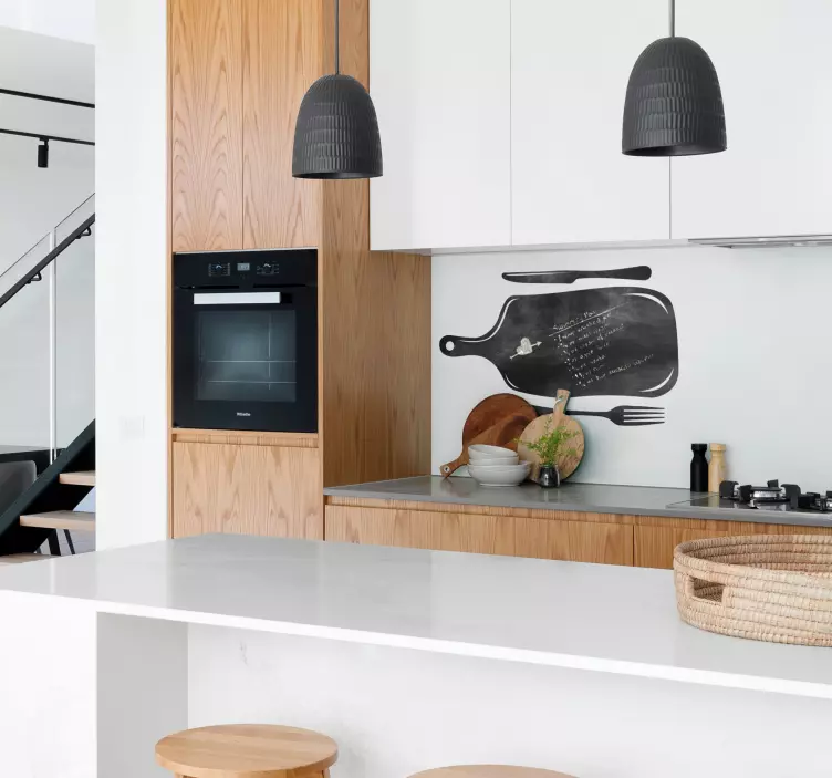 Krijtbord sticker keuken - TenStickers