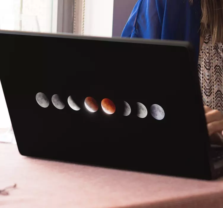 Laptop skin maansverduistering - TenStickers