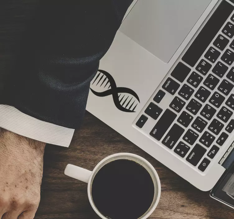 Laptop sticker DNA - TenStickers