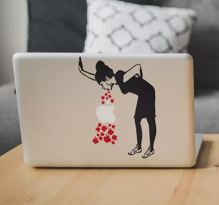Laptop sticker Lovesick - TenStickers